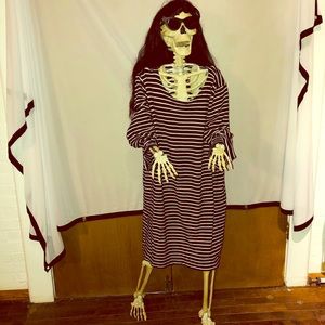 Knit Sailor Stripe Navy/White Sweater Dress